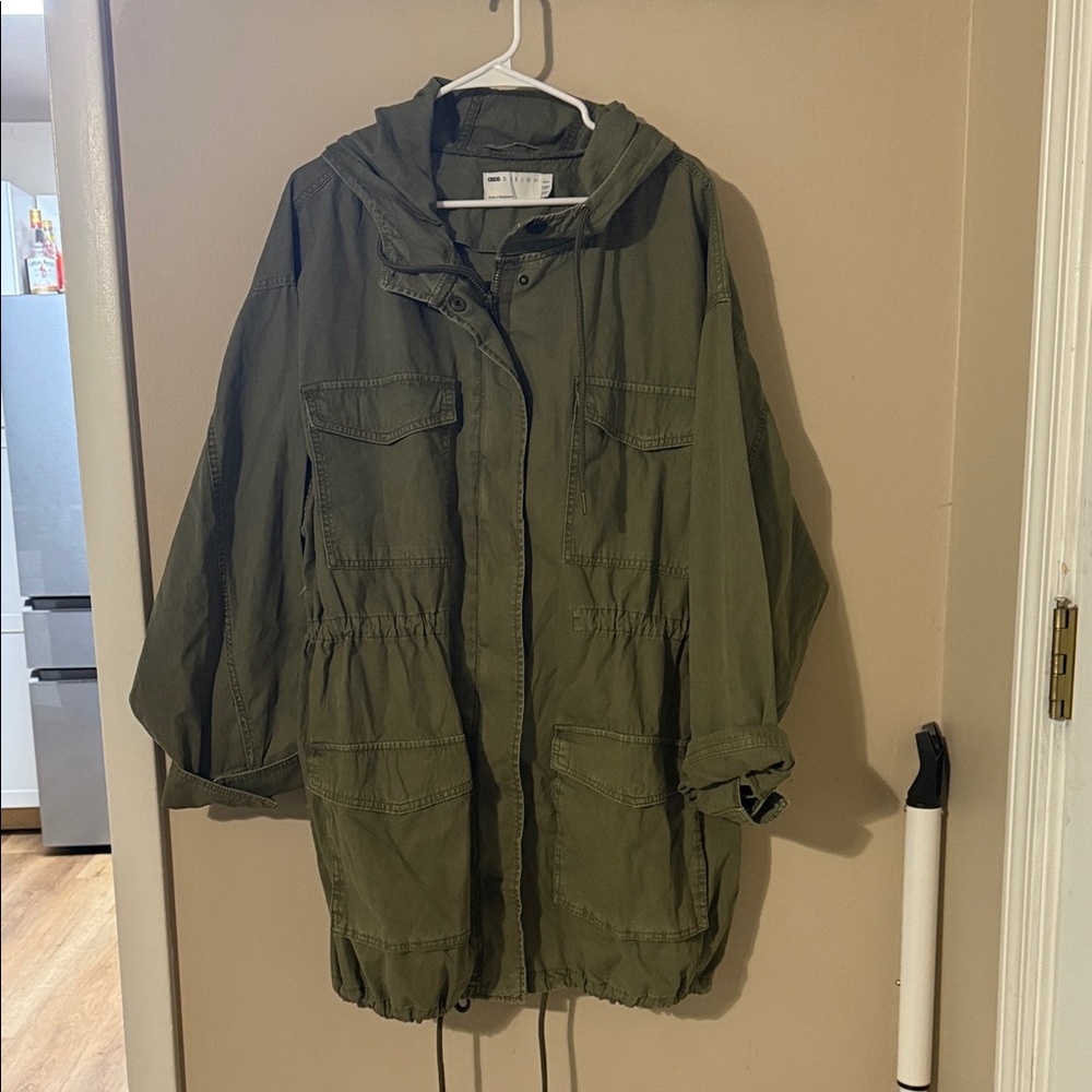 ASOS Curve Khaki Utility Jacket